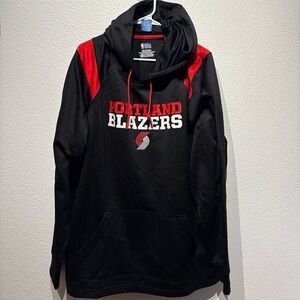 NBA Portland trailblazers Black Jacket with Red Stripe